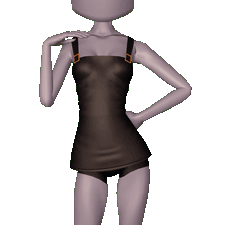 Holiday Tube Dress Toggle 1 Shoulder Straps in Dresses And Overalls