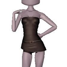 Holiday Tube Dress Toggle 2 Belt