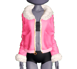 Cutesy Heart Fur Jacket Toggle 1