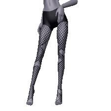 Colorable Fishnets F Toggle 4 Thick